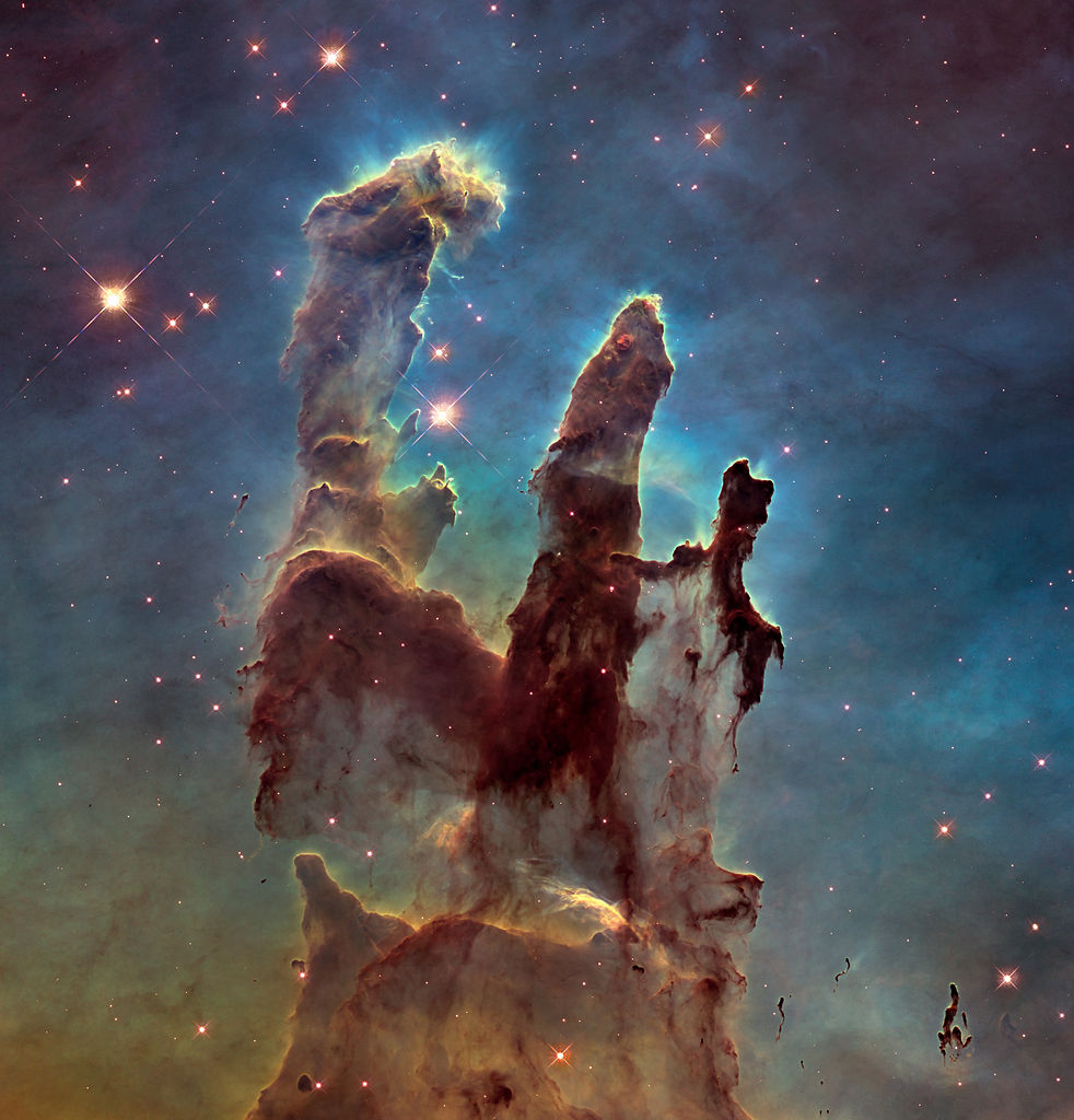 Hubble's Iconic "Pillars of Creation" image.